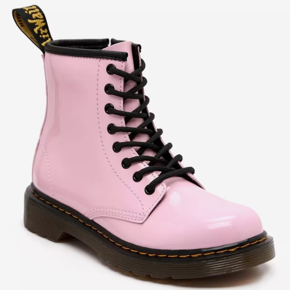 Dr. Martens pink Patent Leather Lace-Up Shoes women’s size 5 - Picture 15 of 15